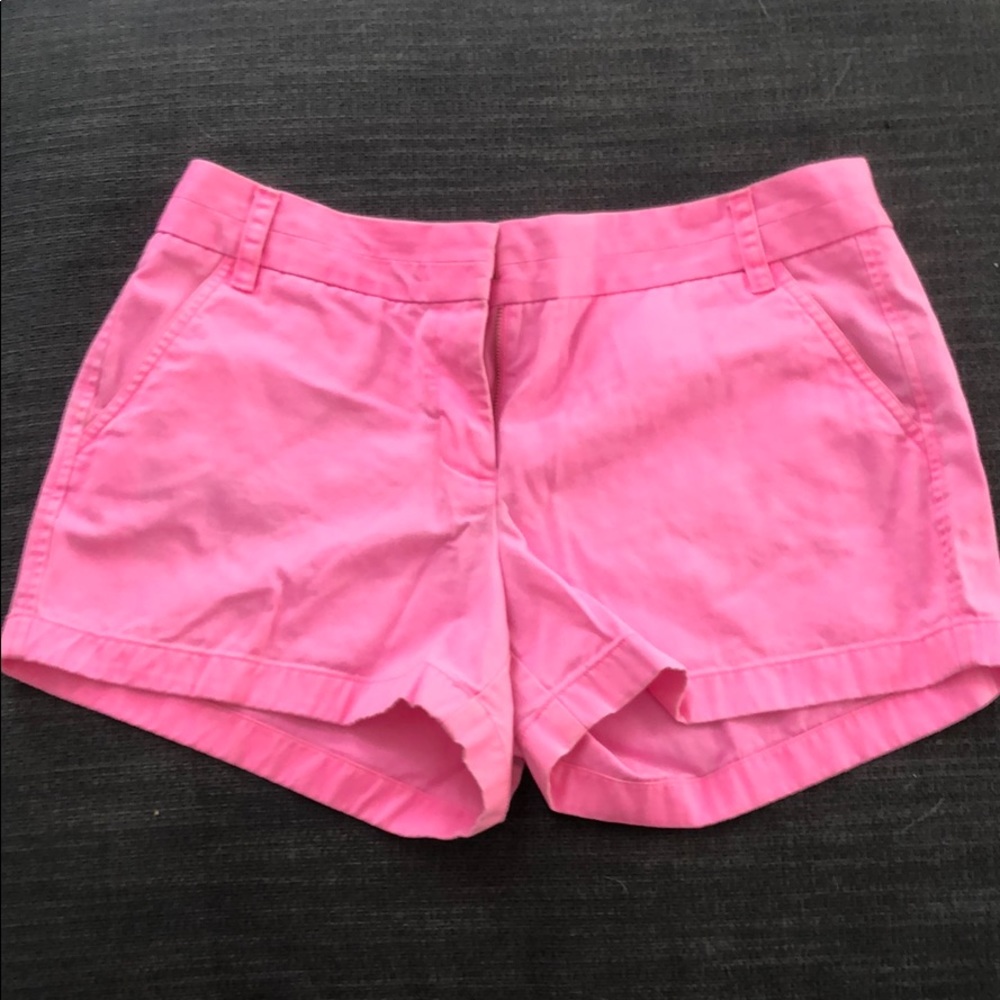 J.Crew Hot Pink Chino Shorts. Sz 12